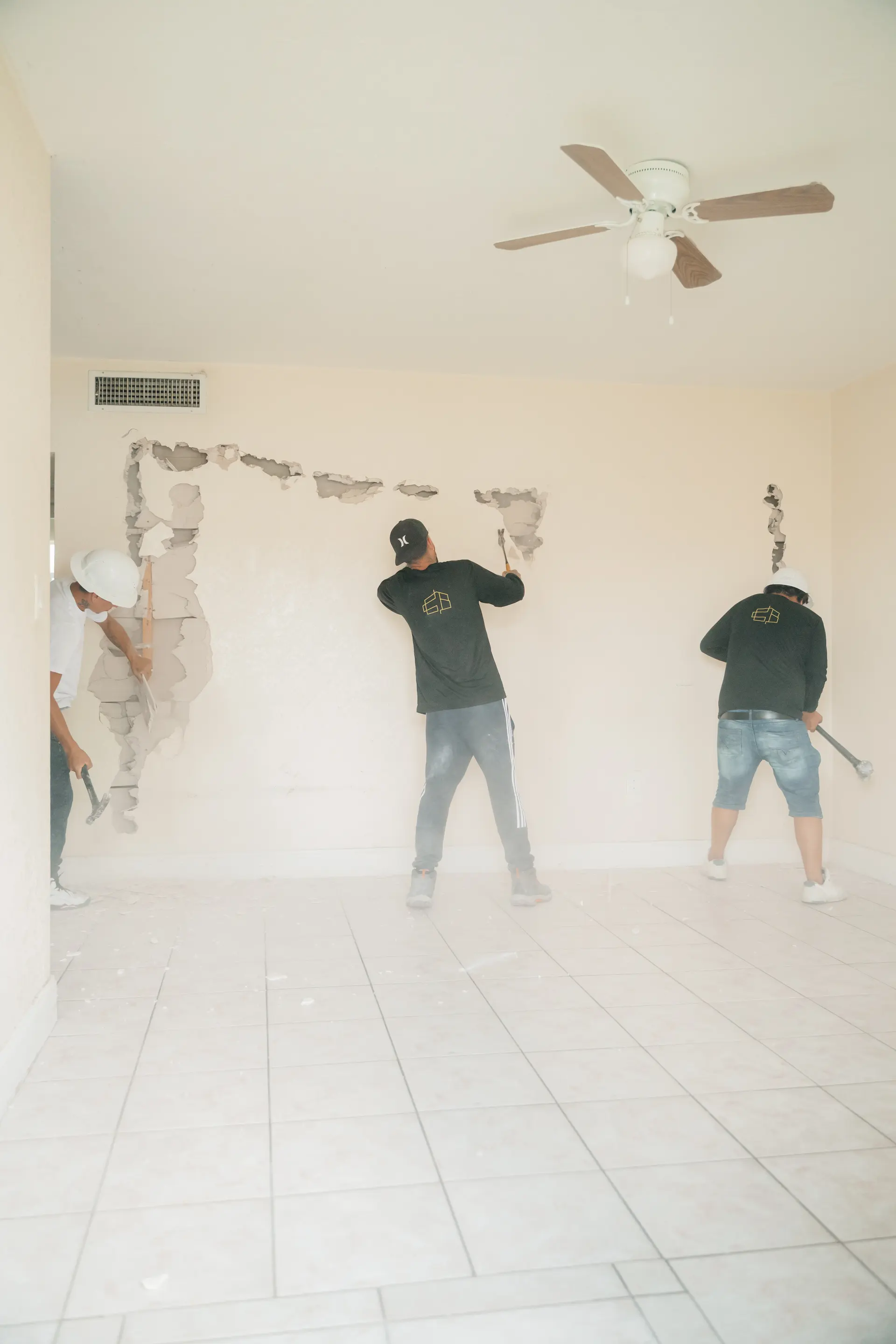 Commercial interior build-out with MEP coordination in progress