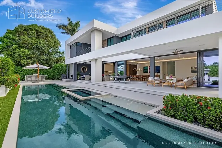 Custom home construction project by Customized Builders in Florida