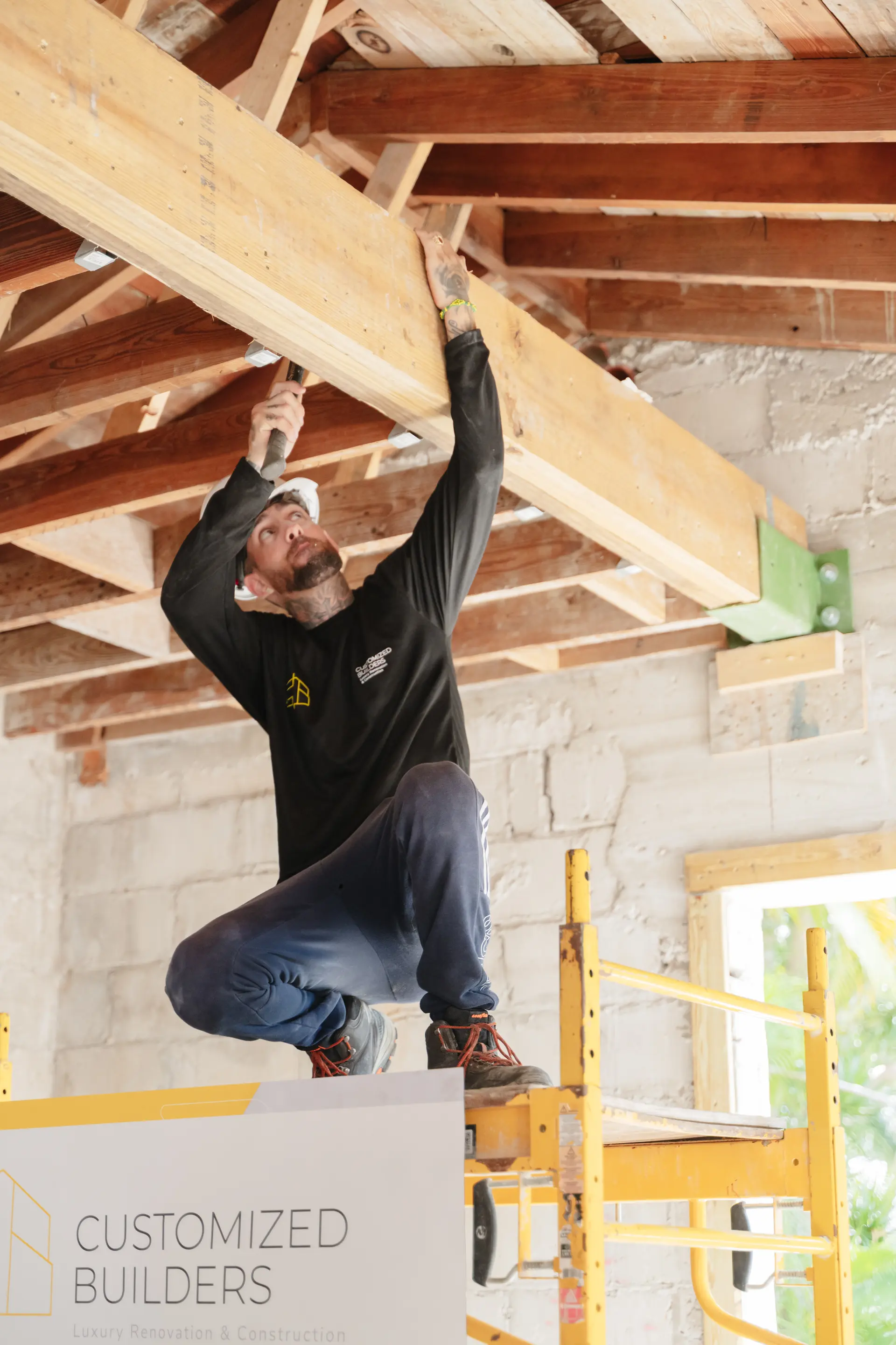 Project supervision and quality review on a South Florida jobsite